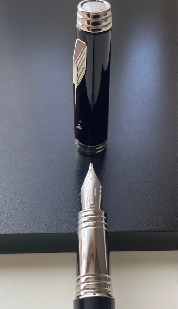 PARKER 万年筆　M 中字　インクカートリッジ(5本)付き