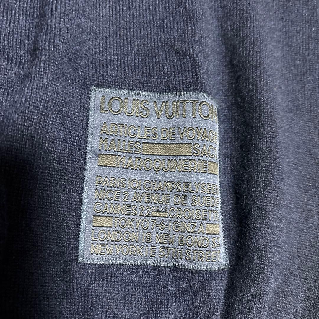 ルイヴィトン カシミヤ100% クルーネック ハイゲージ ニット セーター