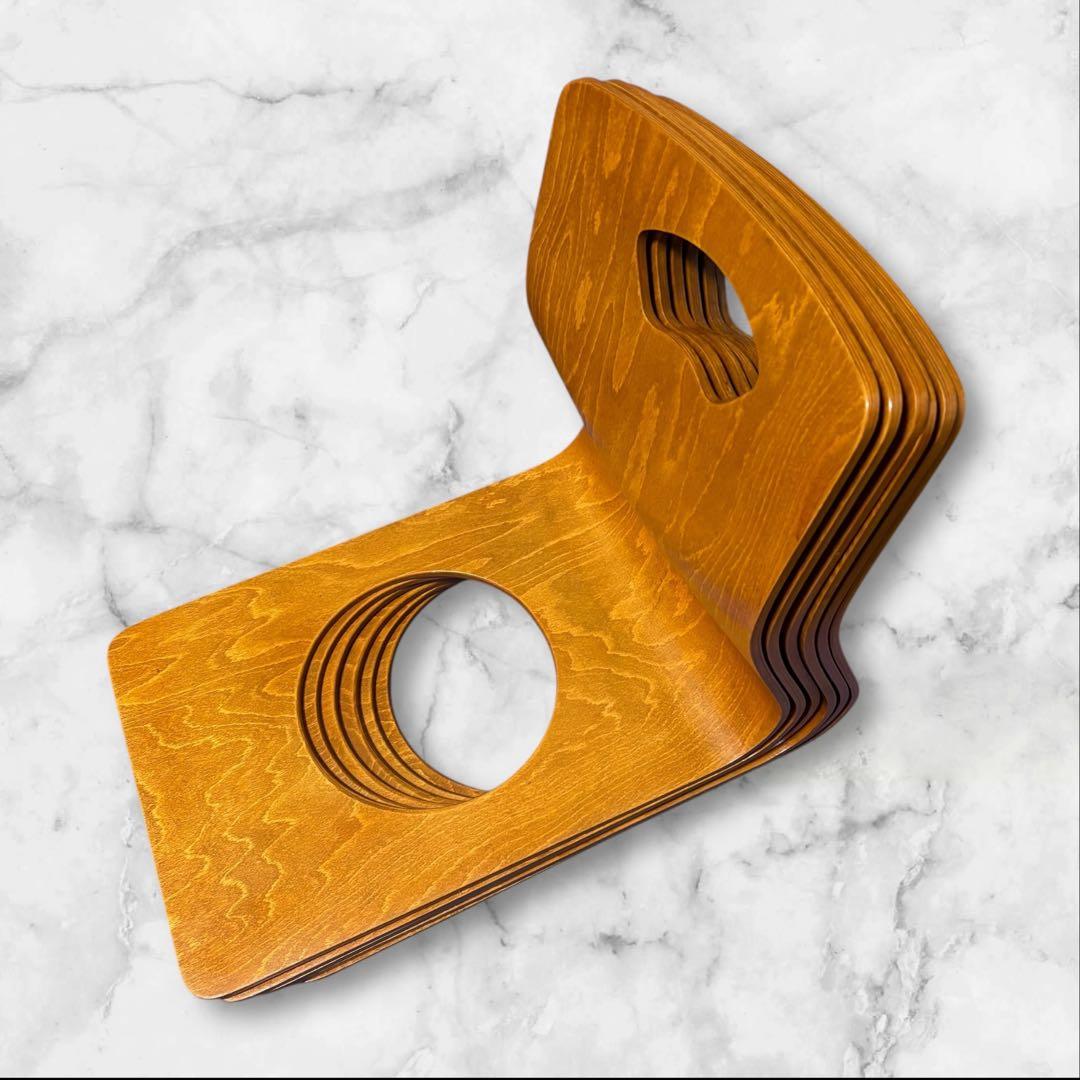 【6脚セット】　和座椅子 曲木椅子　木製 旅館 イス