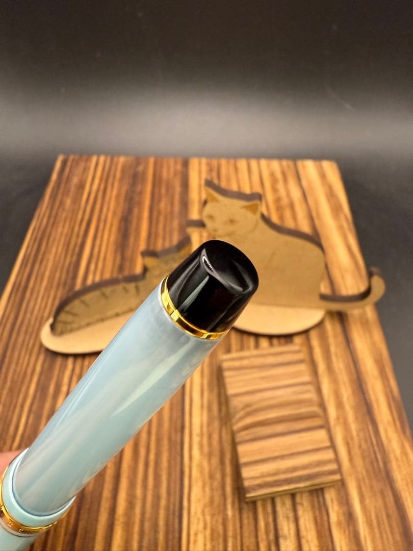 SAILOR 万年筆 四季織 雪月空葉 春空 美品 14K MF