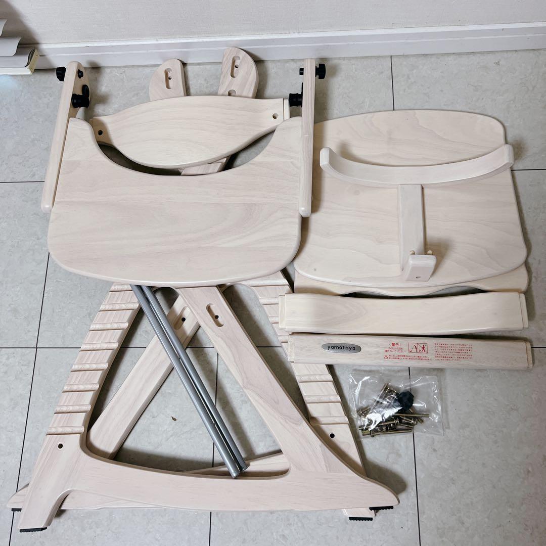 【未使用級】大和屋 yamatoya すくすくチェア スリムJ　ハイチェア
