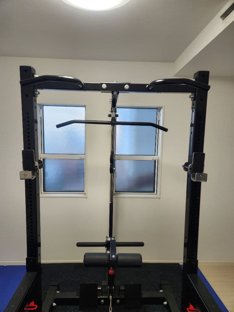 ONIスクワットスタンド　 ラットプルダウン・ディップスバー付き