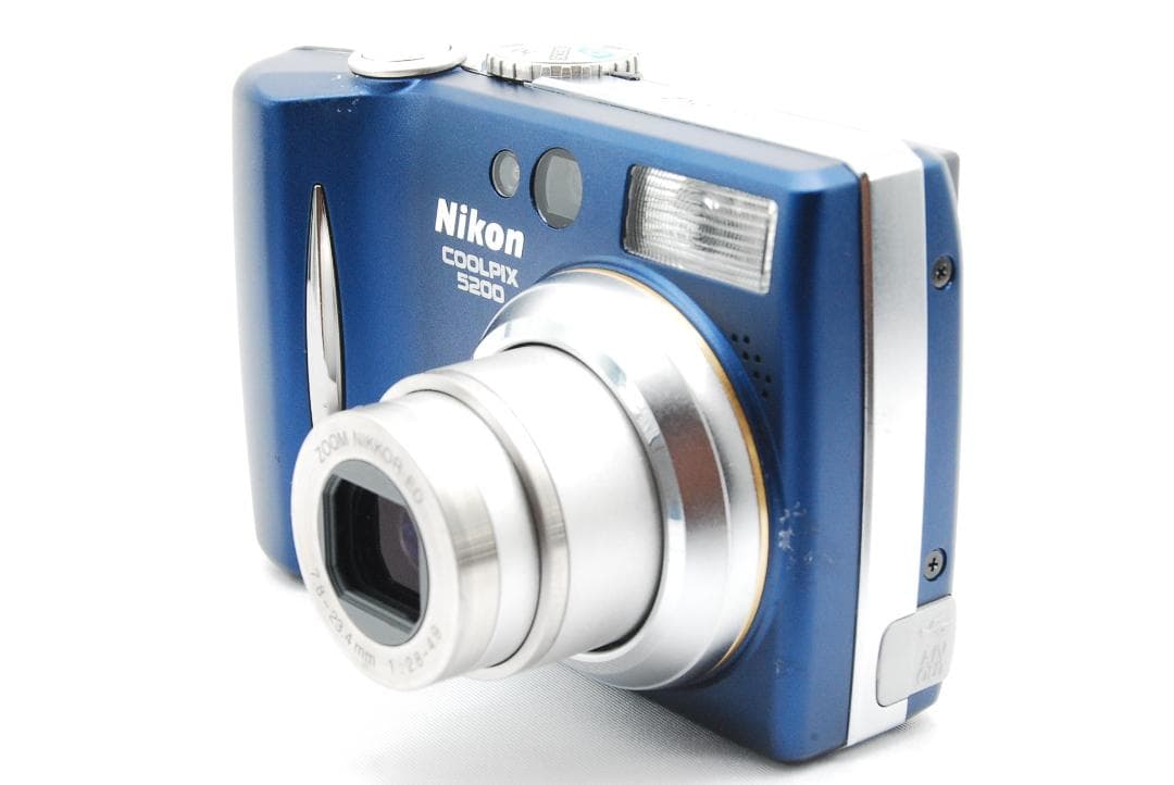 【極上美品/元箱】Nikon COOLPIX 5200 ブルー動作確認済 元箱付