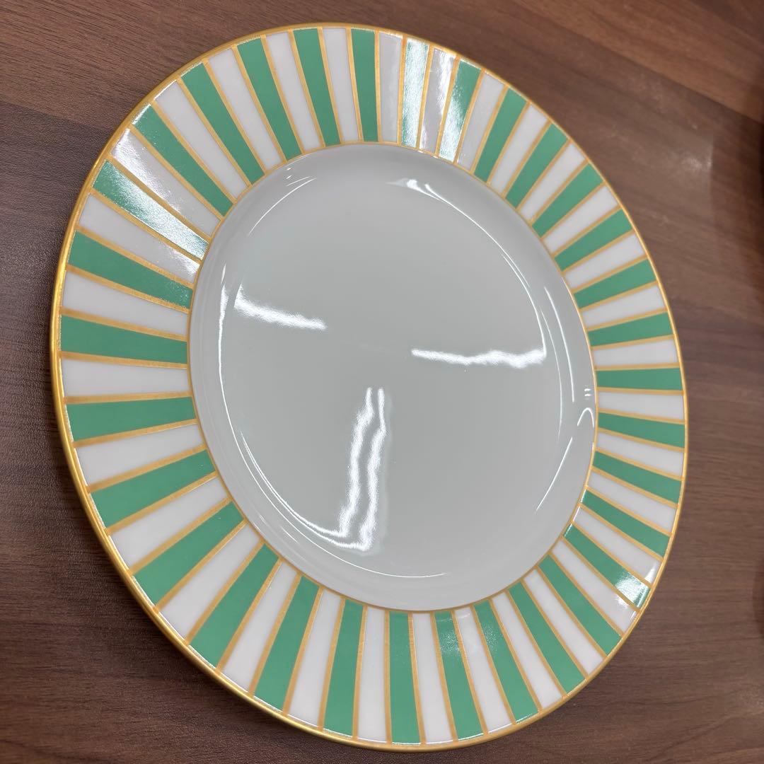 リチャードジノリ アマデウス グリーン プレート 26cm