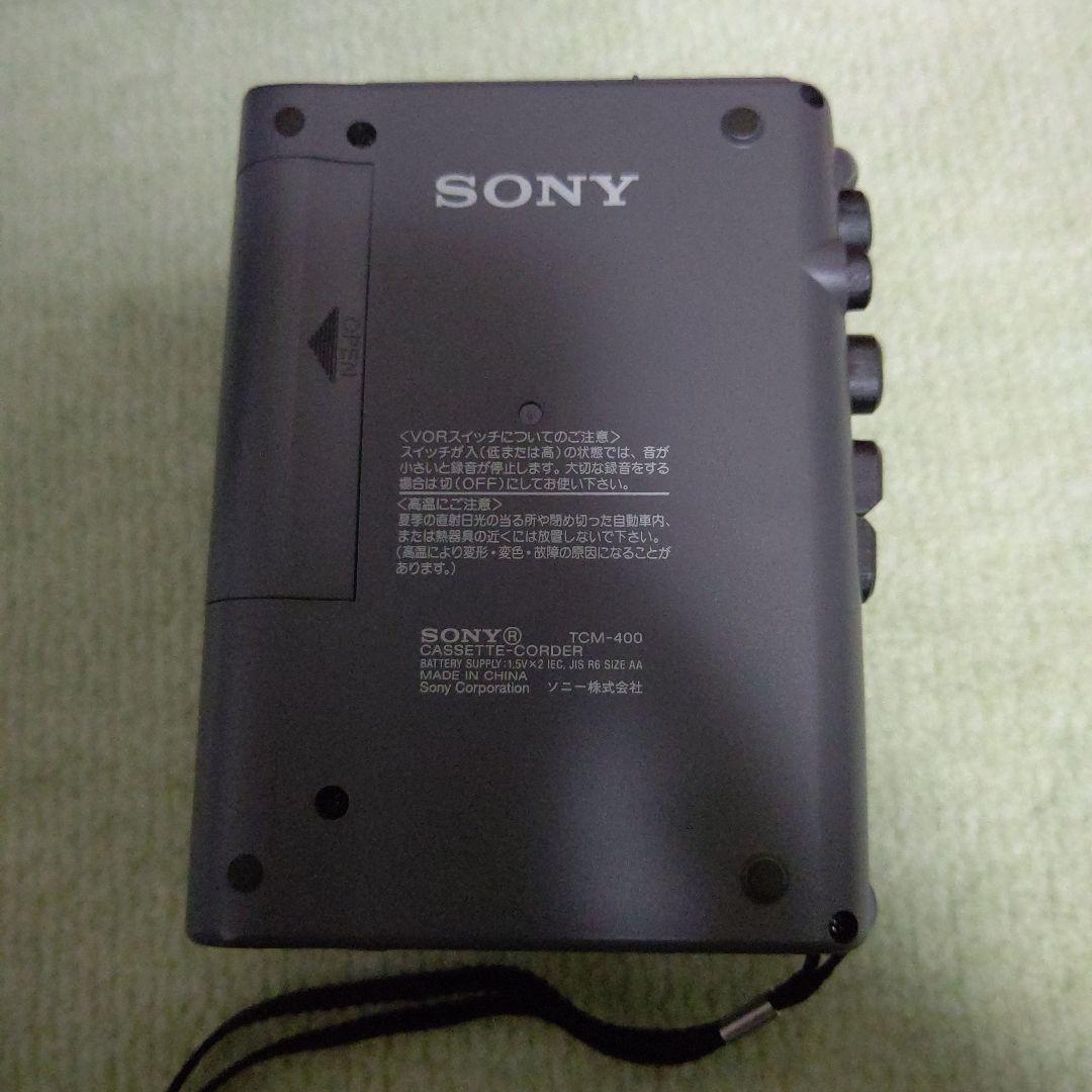 【希少】SONY TCM-400 カセットプレーヤー