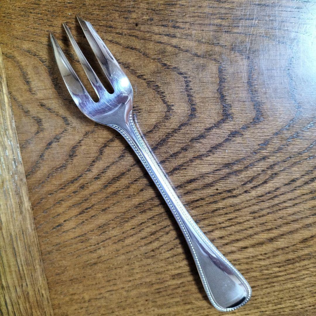 Christofle クリストフル　ケ―キフォ―ク　6本セット　パ―ル【 美品】