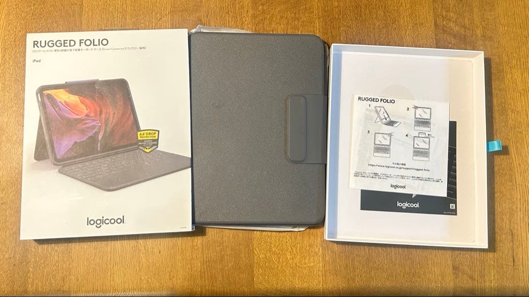 iPadアクセサリー Logicool Rugged Folio Keyboard for iPad