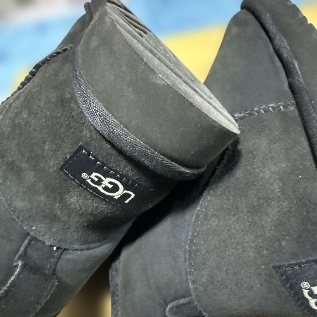 UGG ブラック ムートンブーツ　26 美品