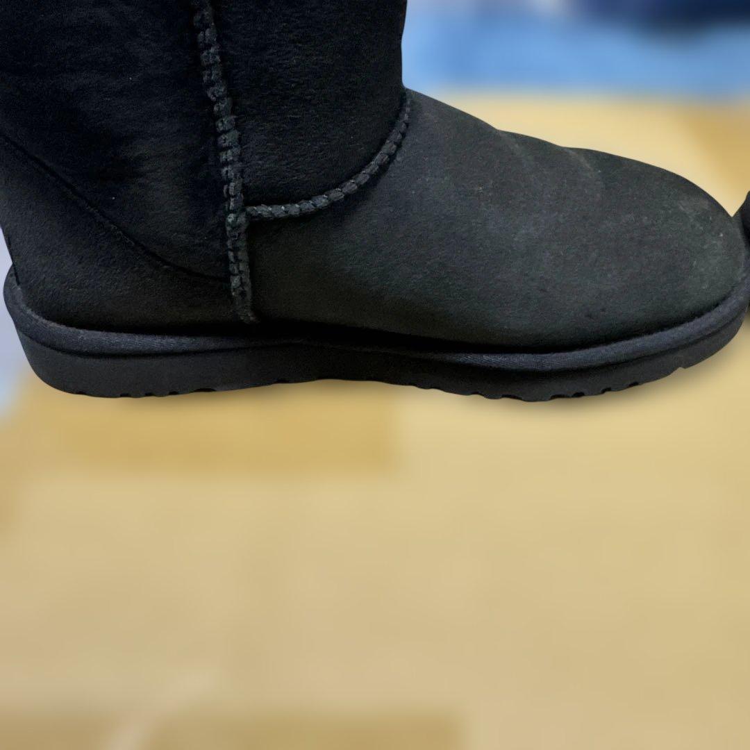 UGG ブラック ムートンブーツ　26 美品