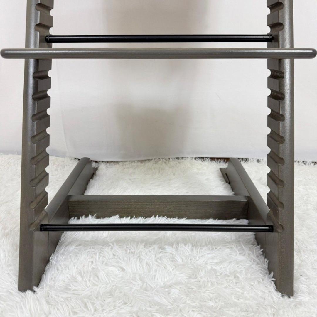 「極美品」 STOKKE ストッケ　トリップトラップ　ヘイジーグレー　シリアル5