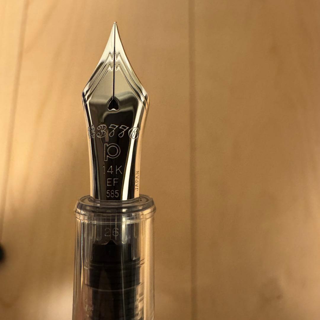 【新品】プラチナ万年筆 #3776センチュリー 富士雲景 鱗雲 字幅EF 14金