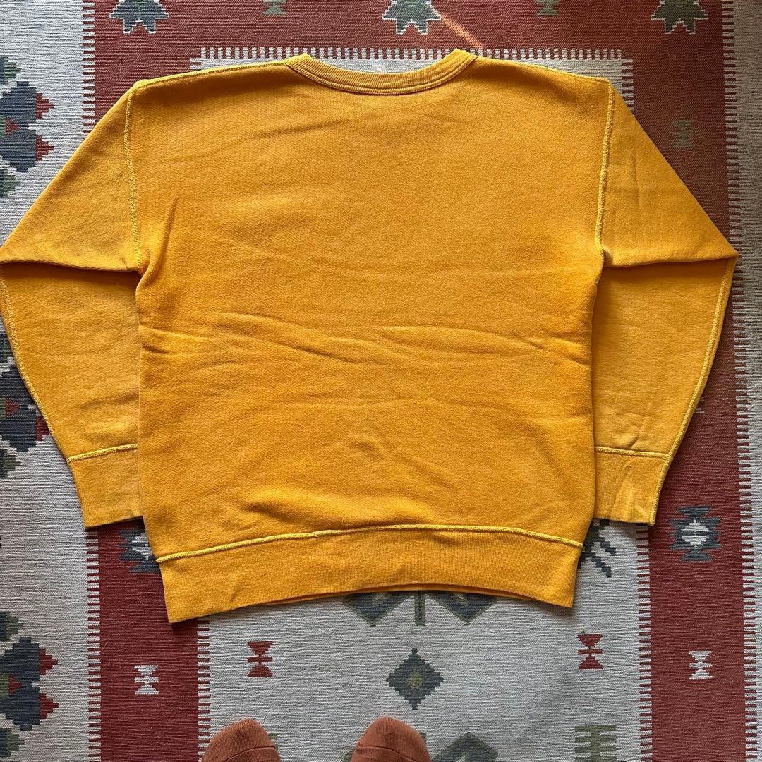 ゆ*き様 60s kisn good guy スウェット 前V マスタード