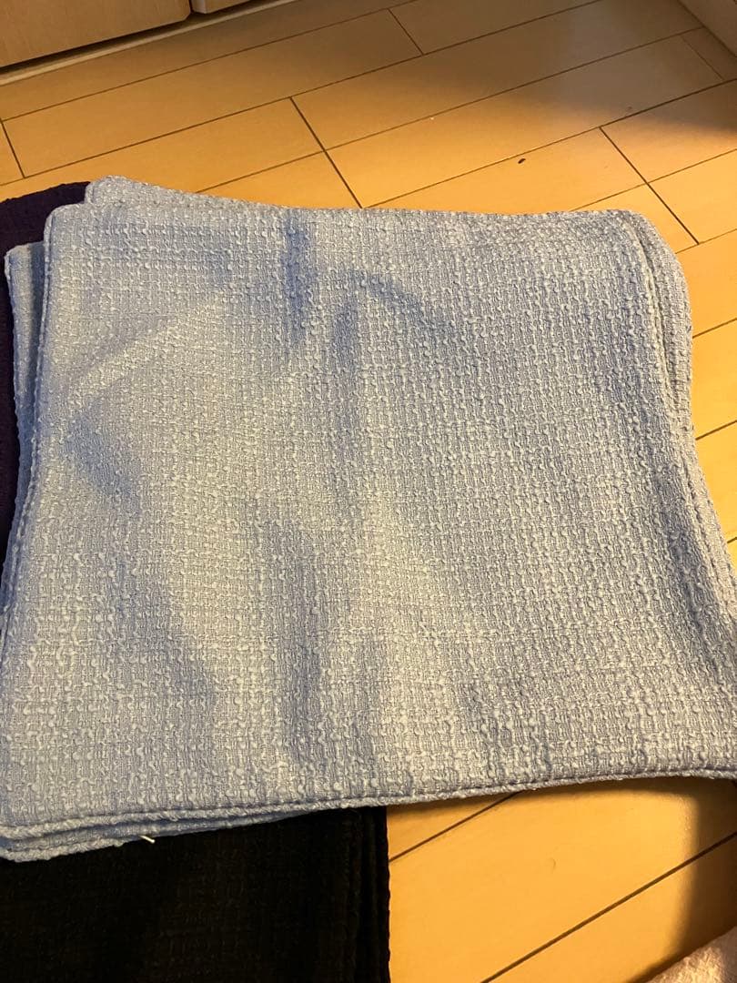 ツイードクッションカバー（ベージュ、ブルー、パープル、ブラック）12枚 バラ売可