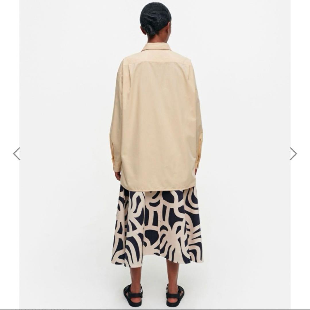 【2023SS】marimekko / Griste Solid コットンシャツ