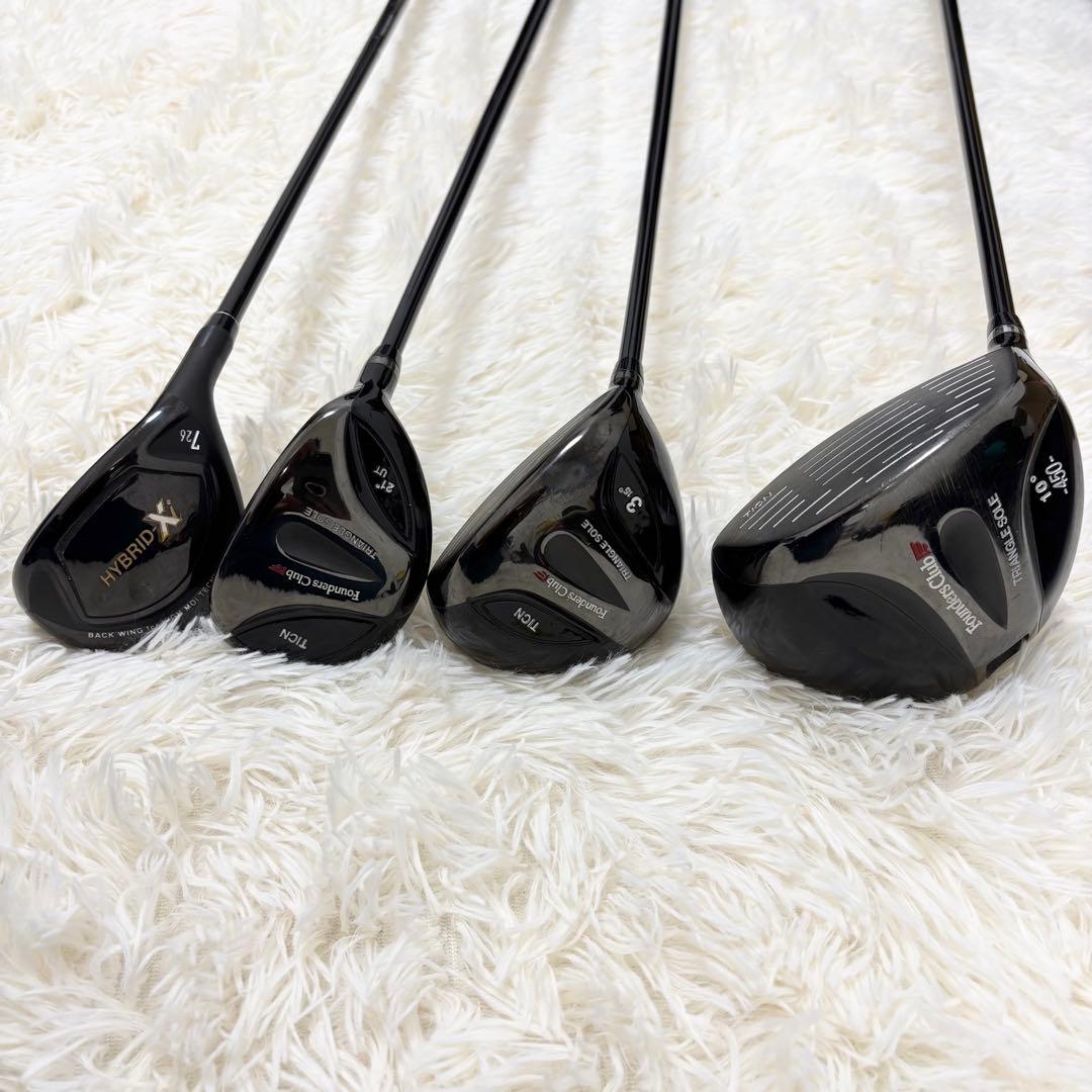 founders clubメンズゴルフクラブ 13本セット　キャディバッグ