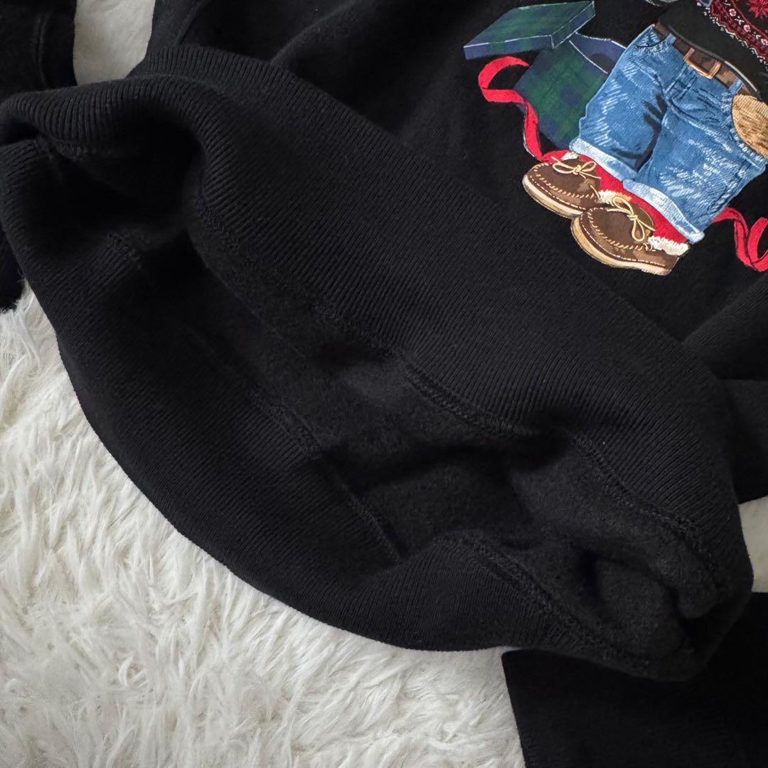 24年モデル✨現行QR ポロラルフローレン ポロベア スウェット 裏起毛 美品