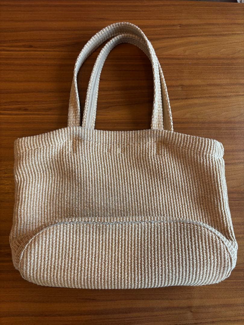 JIMMY CHOO かごバッグ ベージュ