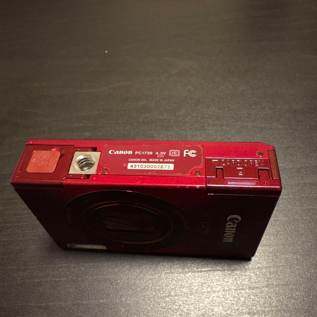Canon IXY3 PC1736デジタルカメラ レッド