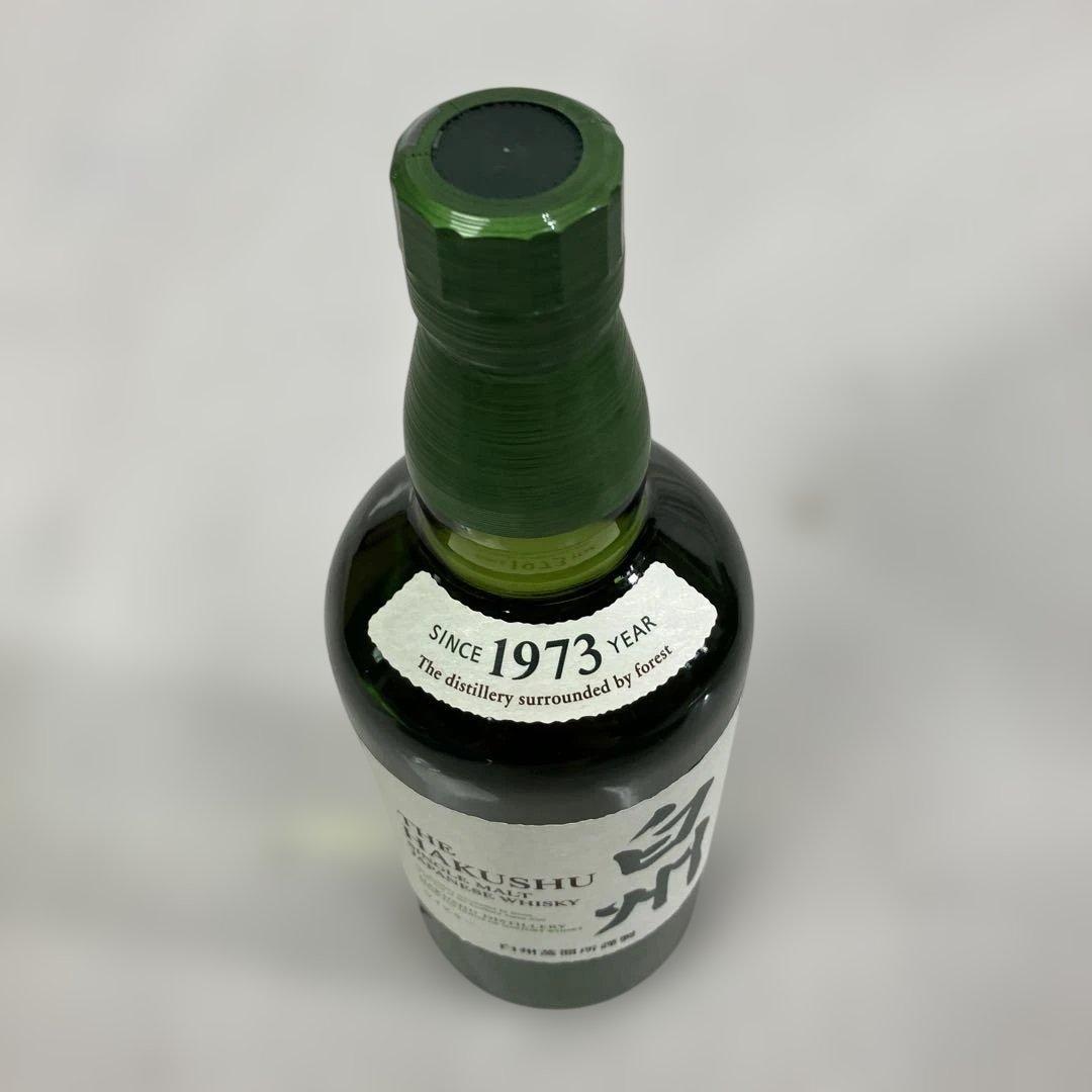 ▽ 未開封 白州 シングルモルトウイスキー 700ml 43%