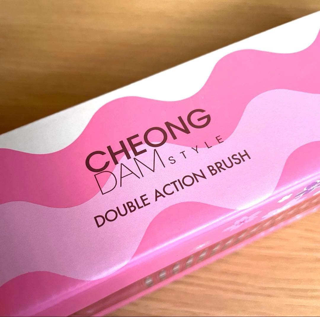 CHEONG ダブルアクションヘアブラシ マゼンタピンク