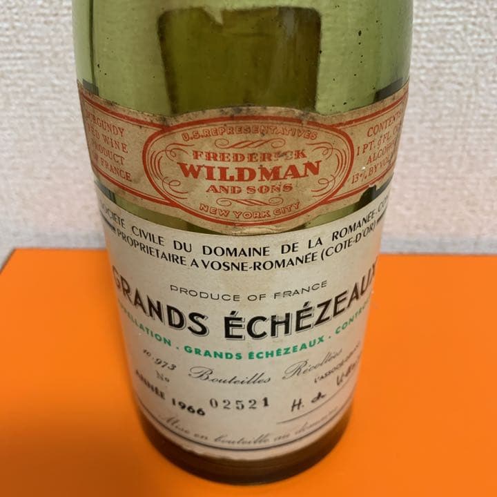 【超希少】DRC グランエシェゾー ロマネコンティ 空瓶　大依瑟索罗曼涅康蒂庄园