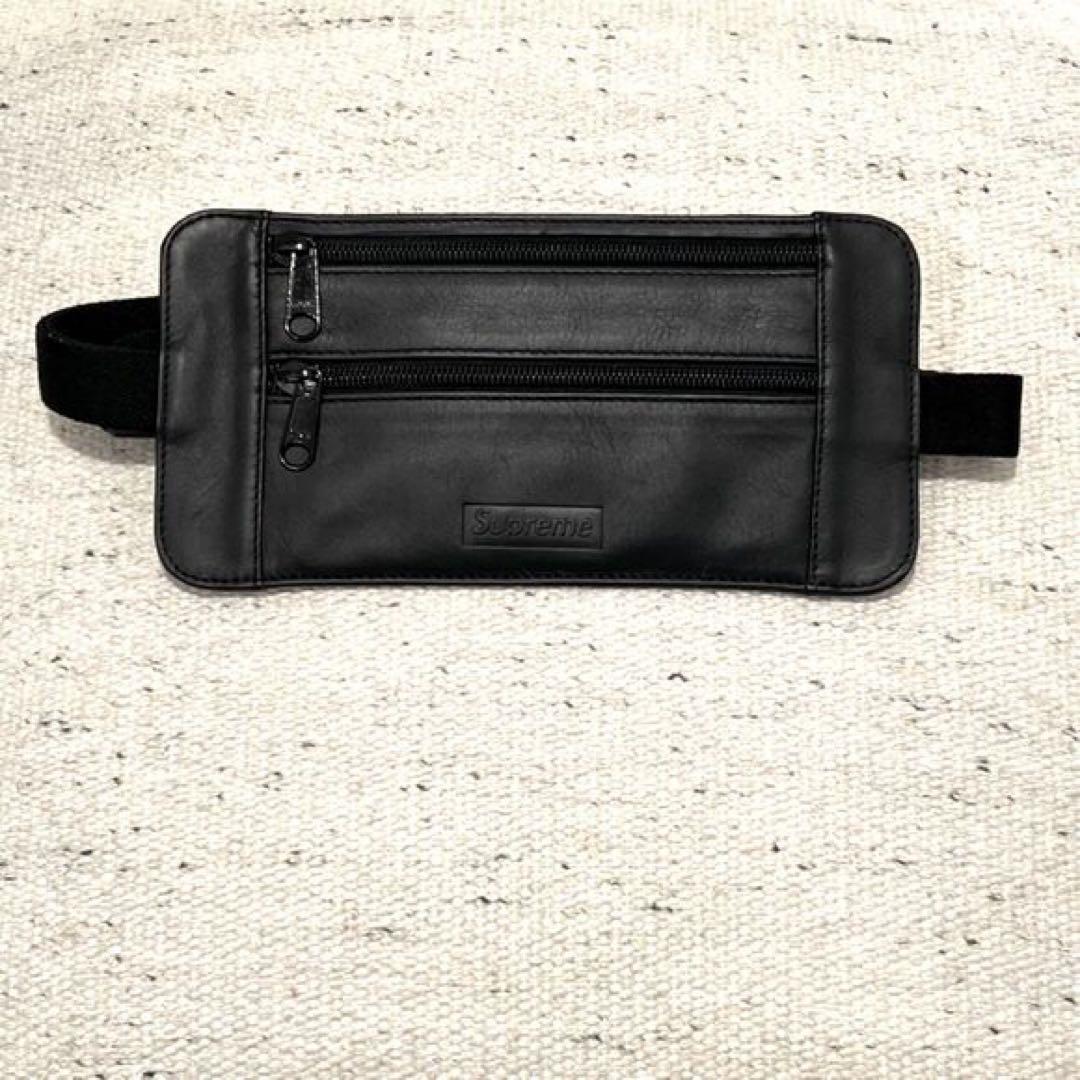 バッグ supreme leather waist shoulder pouch
