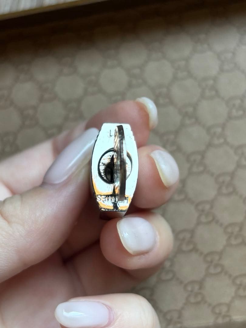 HERMES エルメス　カデナ　パドロック　鍵　no.121 シルバー