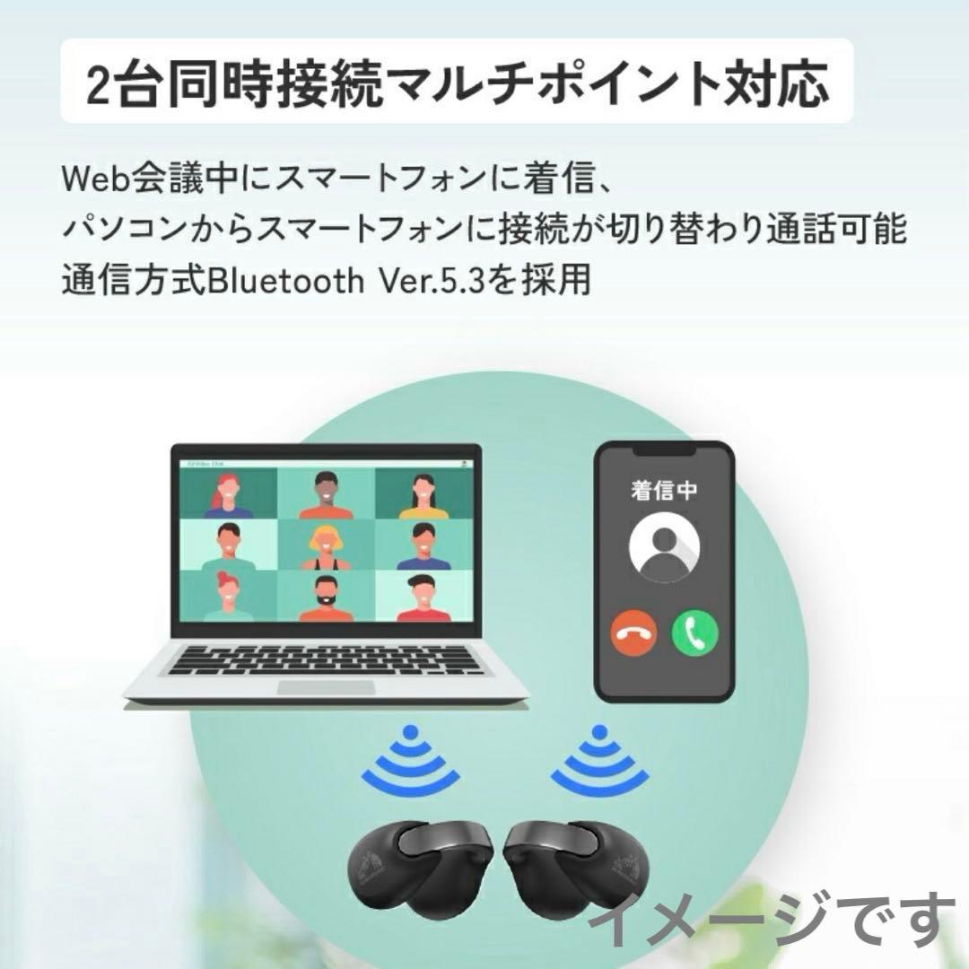 JVC ケンウッド　ワイヤレスイヤホン　HA-NP1T ブラック