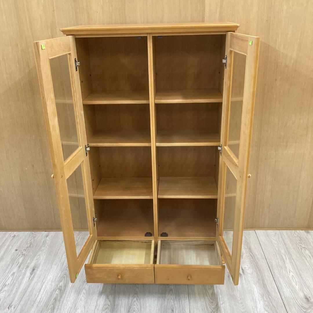 シャルドネ ASSAM アッサム 書棚　本棚 サクラ材 　天然木