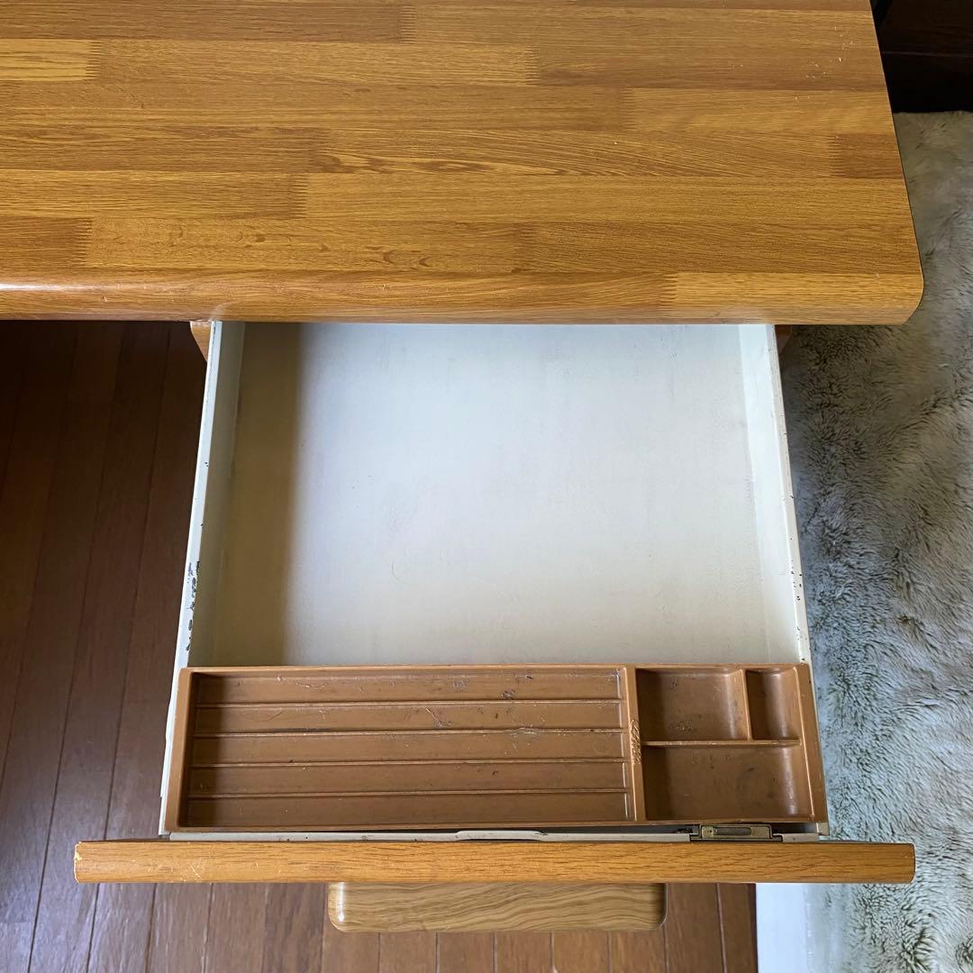 【匿名配送・送料込み】くろがね工作所　スチール×木　学習机　デスク　日本製