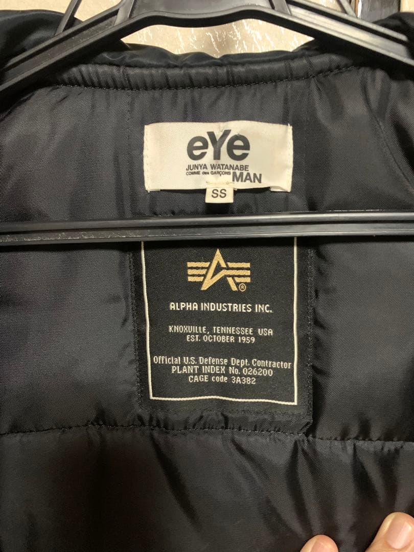 eYe JUNYA WATANABE MAN ブラックダッフルコート SS