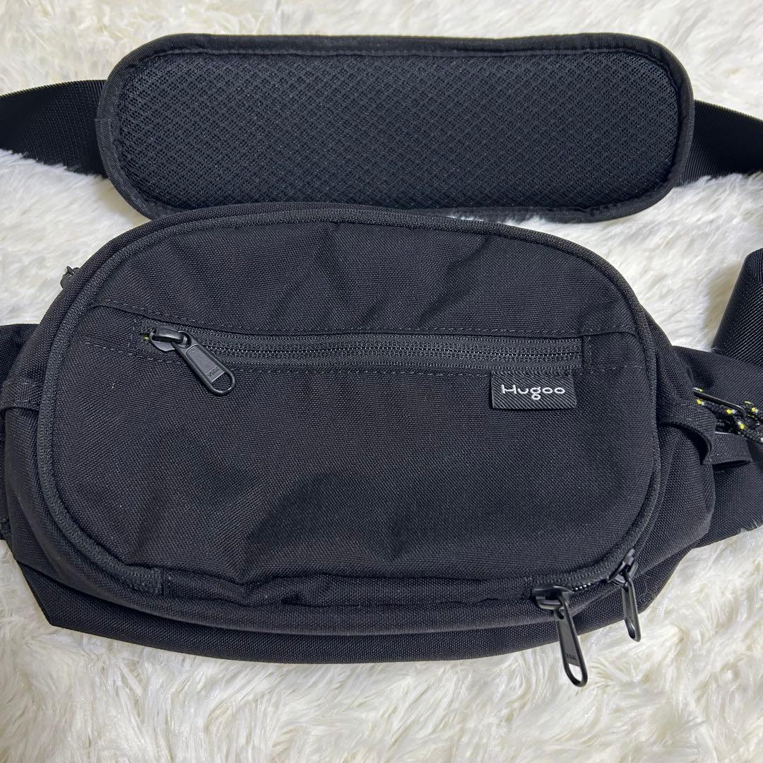 【極美品】Hugoo ハグーヒップシートショルダーバッグ　ベビースリング抱っこ紐