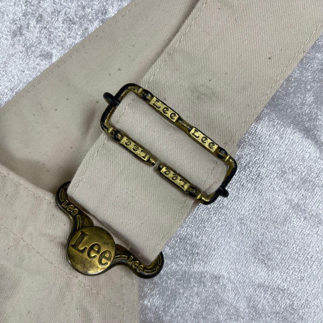 Lee オーバーオール サロペット　L ハウスマーク 復刻 日本製 生成り 希少