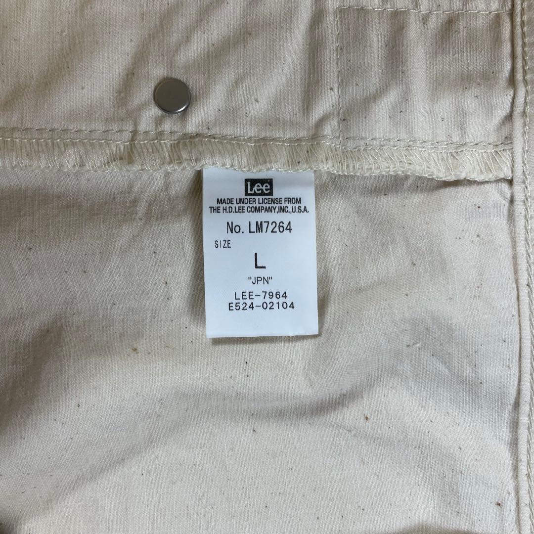 Lee オーバーオール サロペット　L ハウスマーク 復刻 日本製 生成り 希少