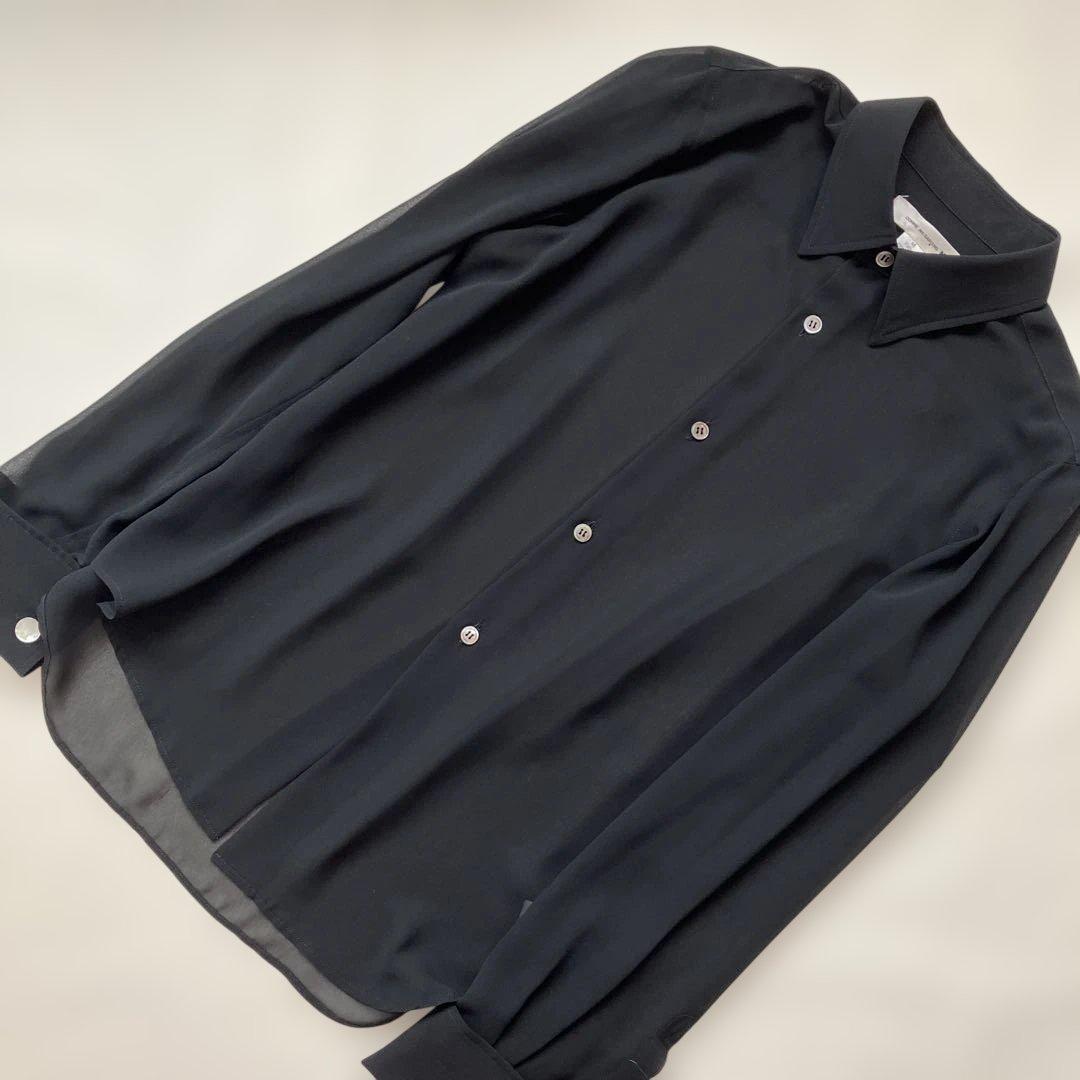 コムデギャルソン ノワール　ジョーゼットブラウス