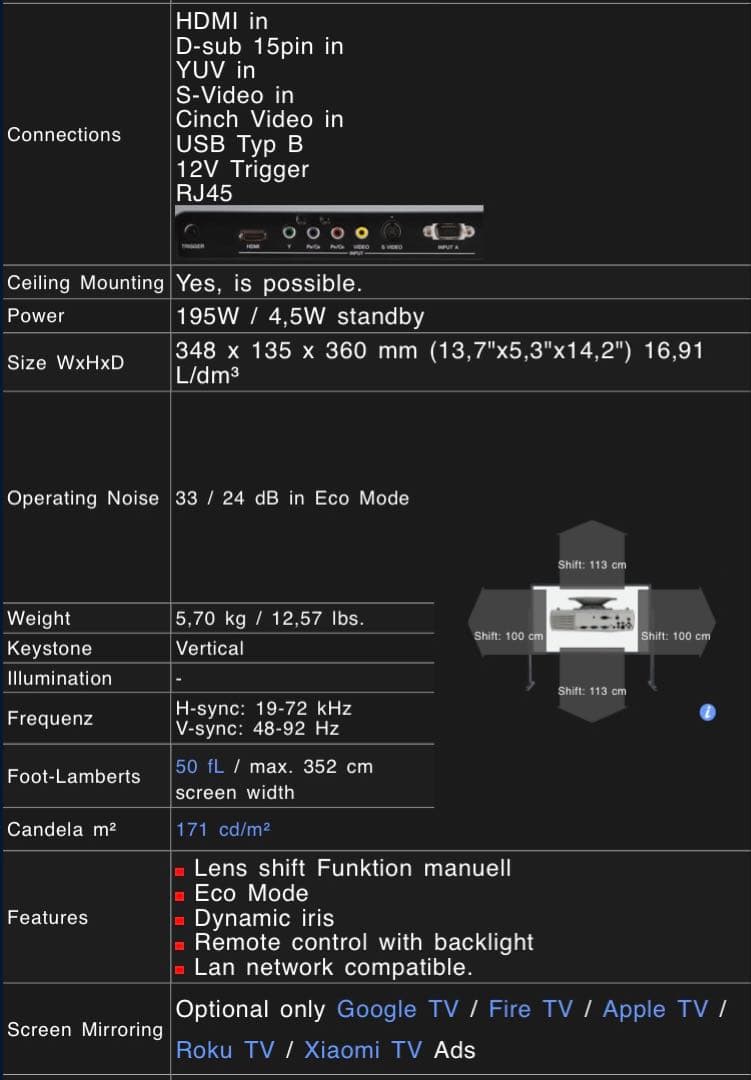 SONY プロジェクター　VPL-HS51 ホームシアター　ハイスペック　ソニー