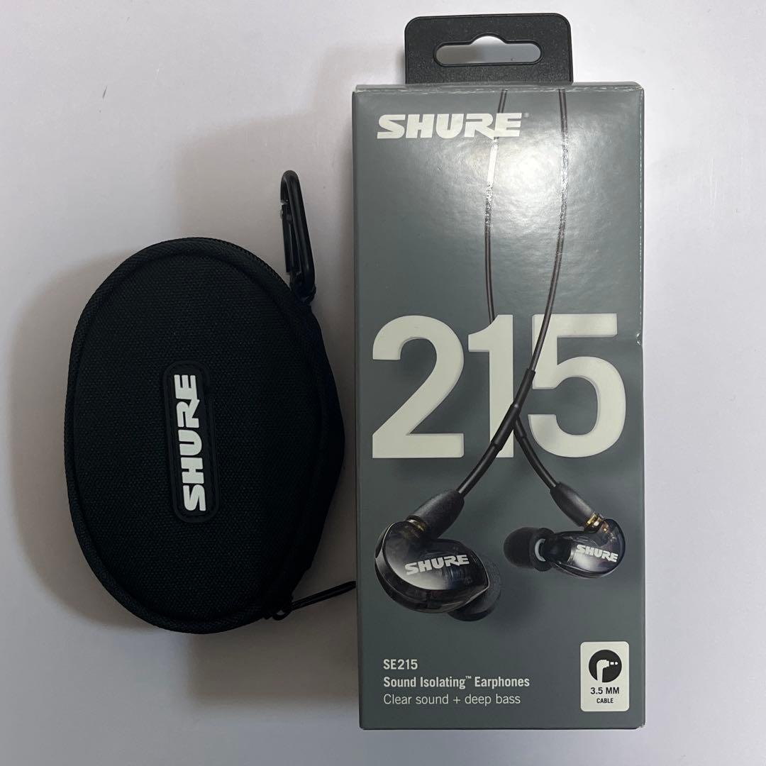 SHURE SE215 クリアブラック