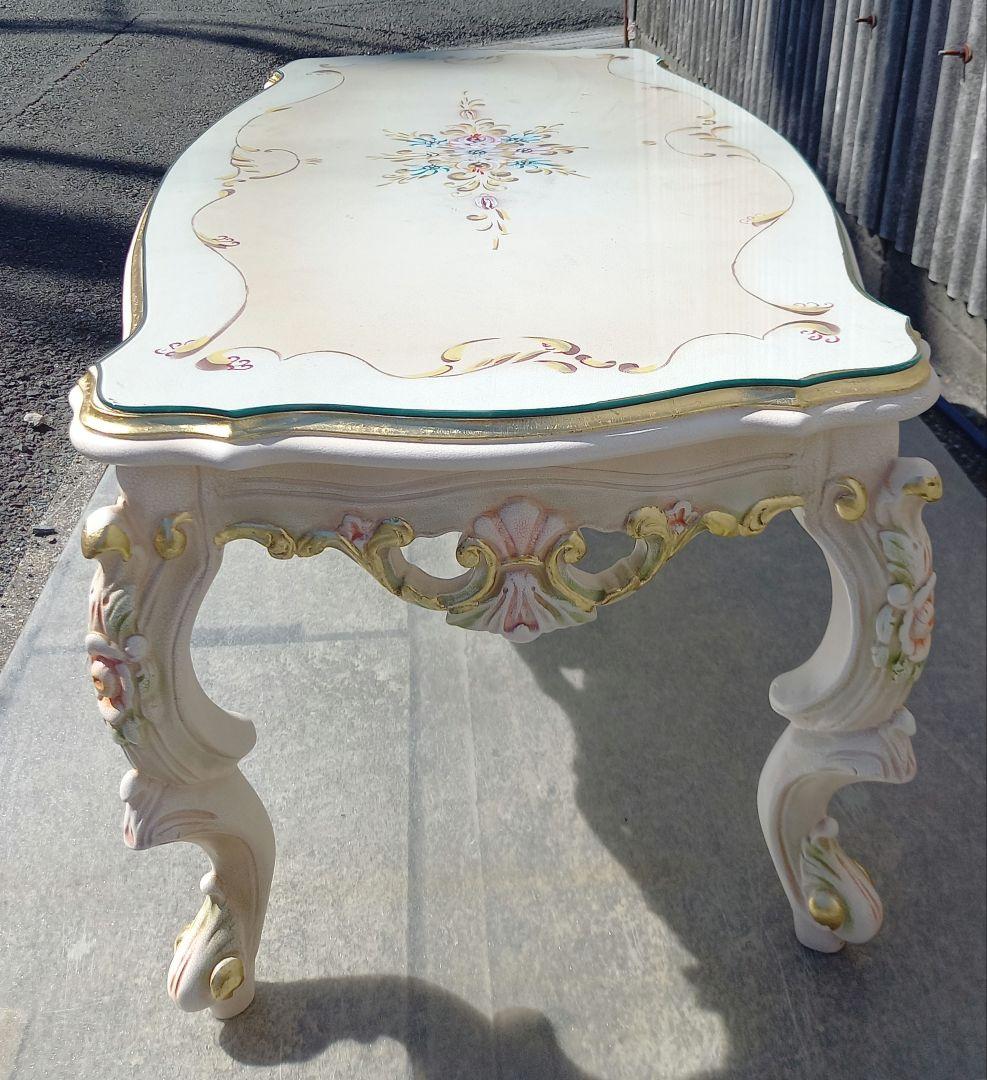 クラシック　姫家具　ロココ調猫足テーブル