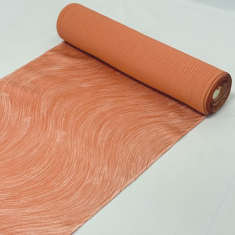 ゆりのはな　着尺反物　寿光織　小紋　着尺　反物　ちりめん　流水　正絹　B609