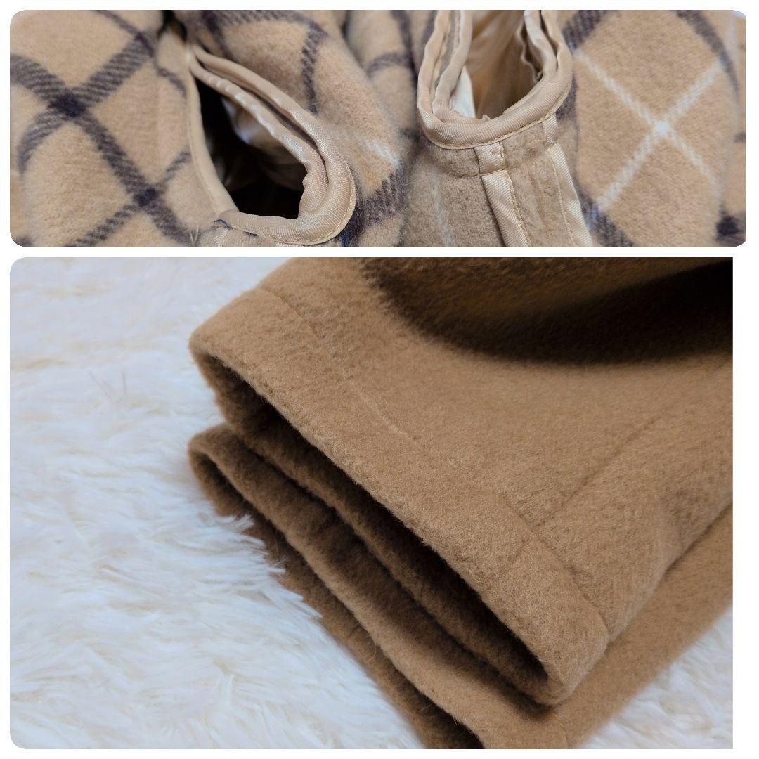 【美品】ブルックスブラザーズ☆希少　キャメル100% 2WAY　ダッフルコート