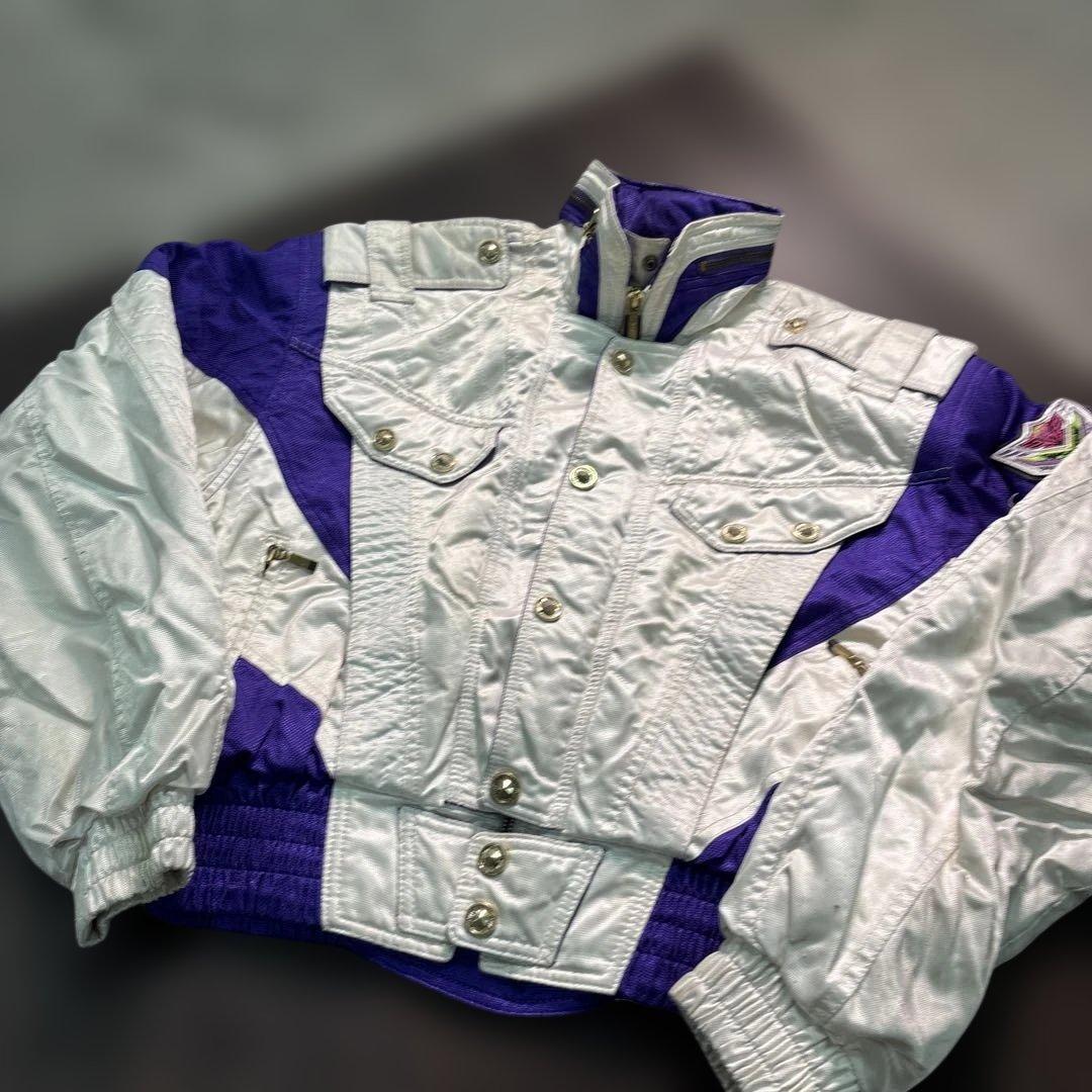 7W7 killy spectrum prism スキージャケット　白×紫　古着