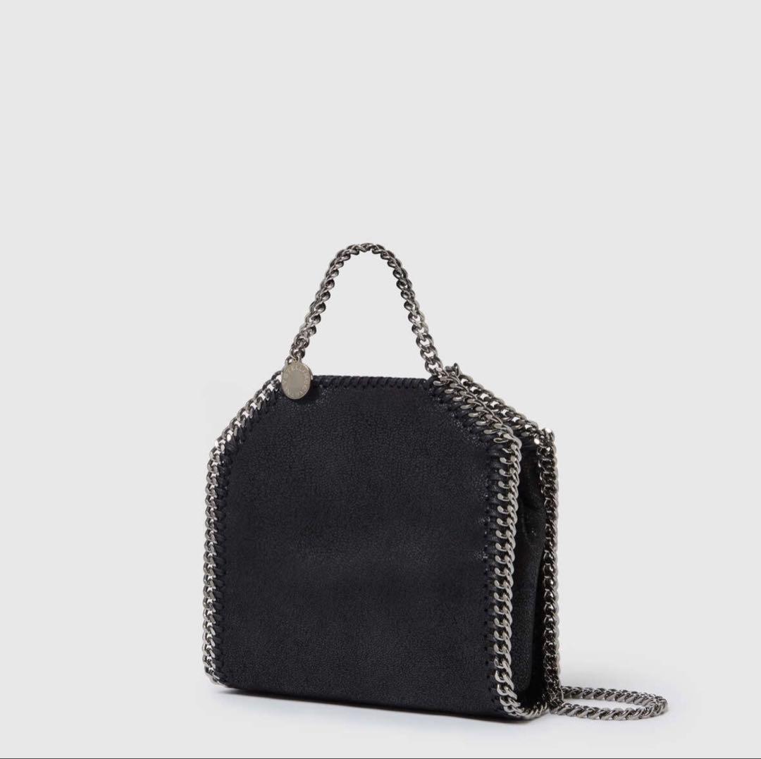 極美品【Stella McCartney】ファラベラタイニートートバッグブラック