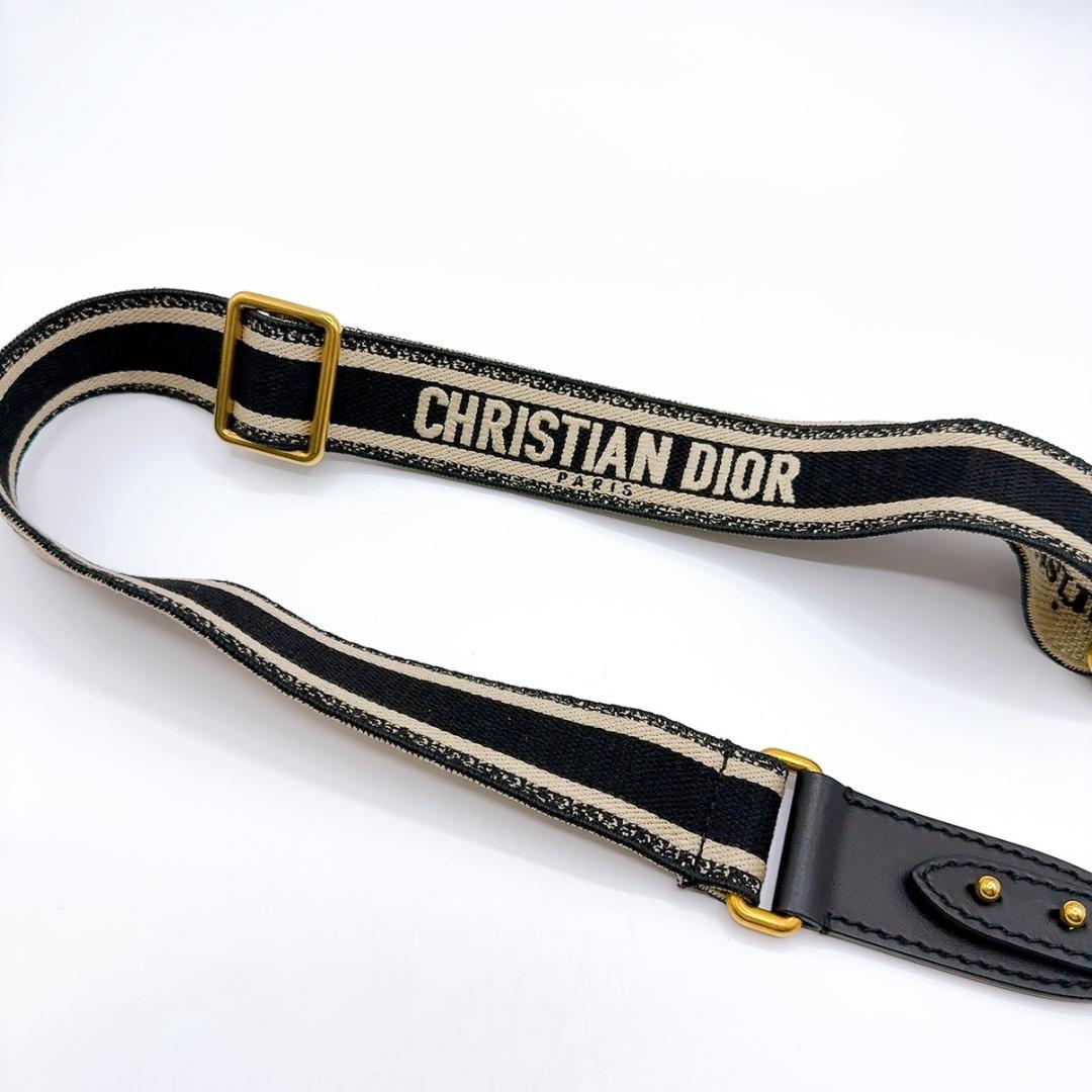 ◇クリスチャンディオール◇キャンバス/エンブロイダリー/ショルダーストラップ