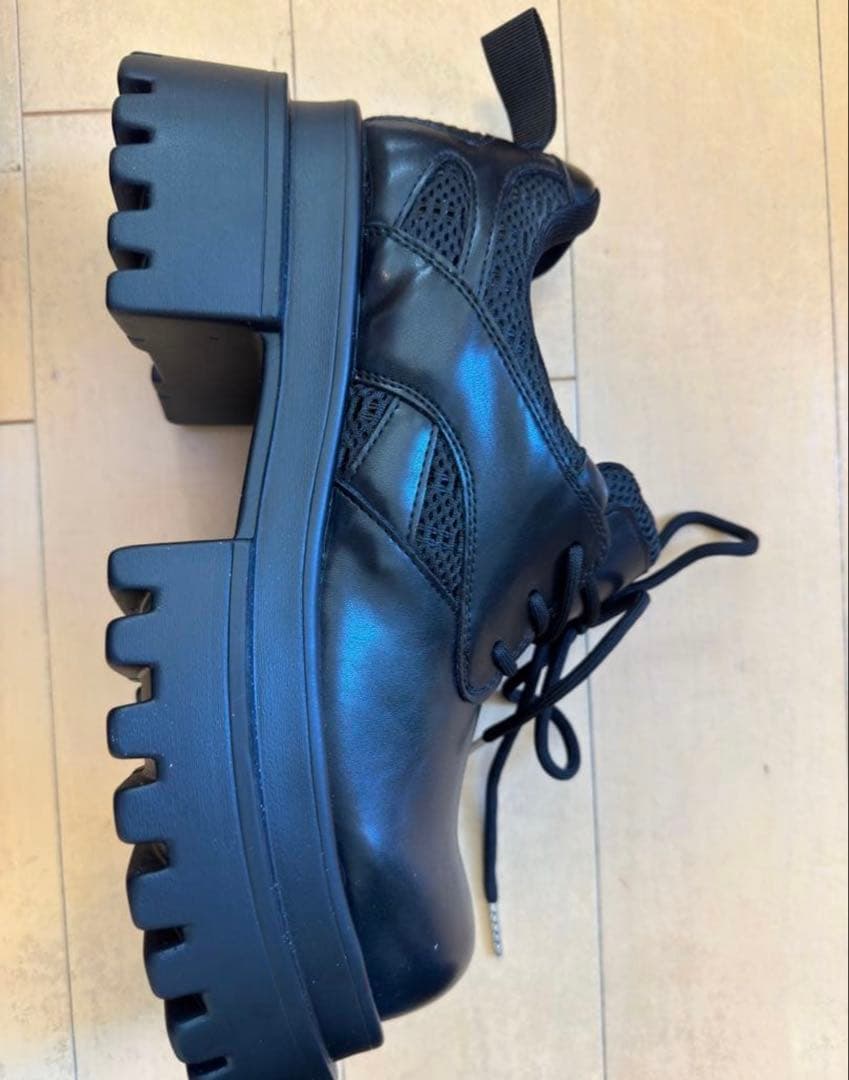 リマジン似　ダービーシューズ　厚底