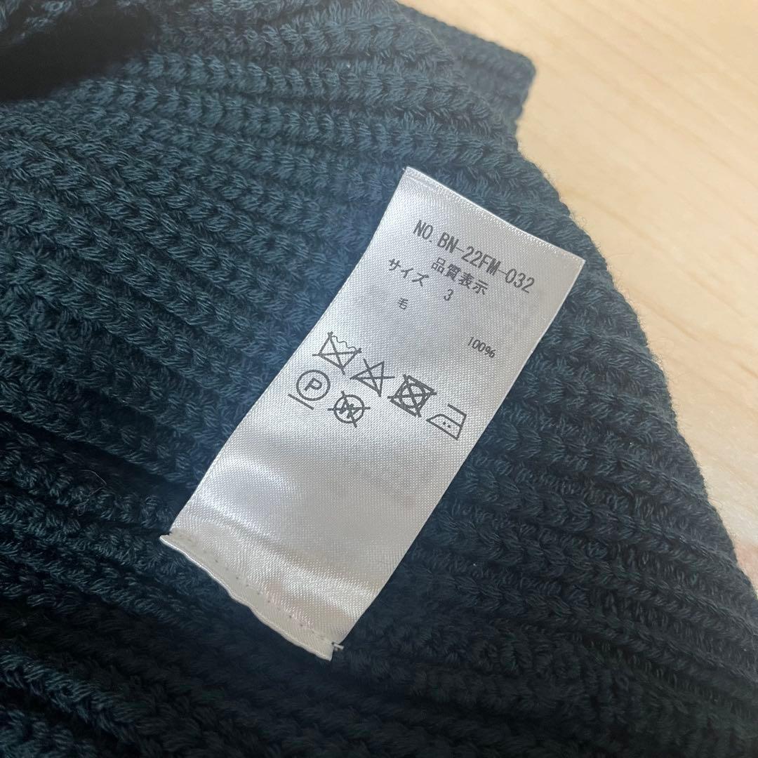 BATONER ドライバーズニット　ダークグリーン　サイズ3