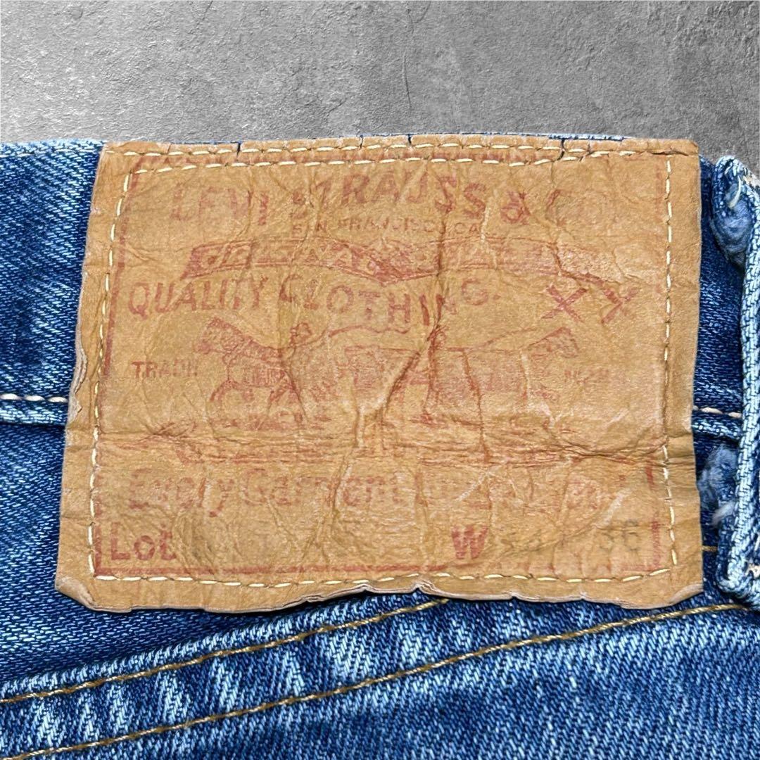 W34 LEVI'S 501XX 1955年復刻 日本製 BIGE 赤耳 デニム