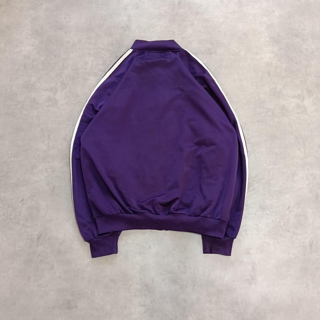 ヴィンテージアディダス古着adidasトラックジャケットジャージパープルM219