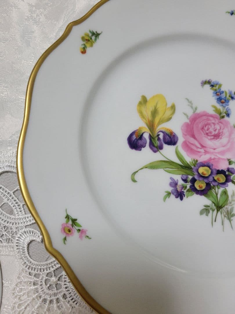 未使用近、Lindnerリンドナー大皿プレート2枚組み