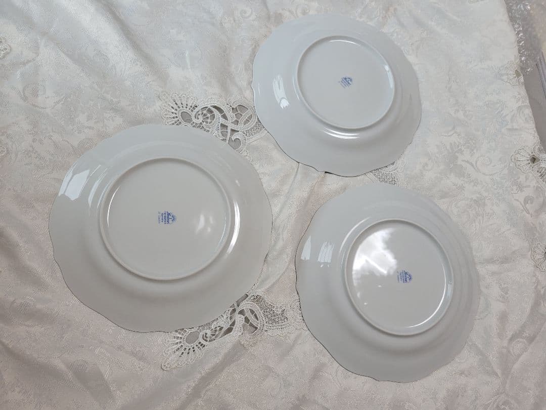 未使用近、Lindnerリンドナー大皿プレート2枚組み