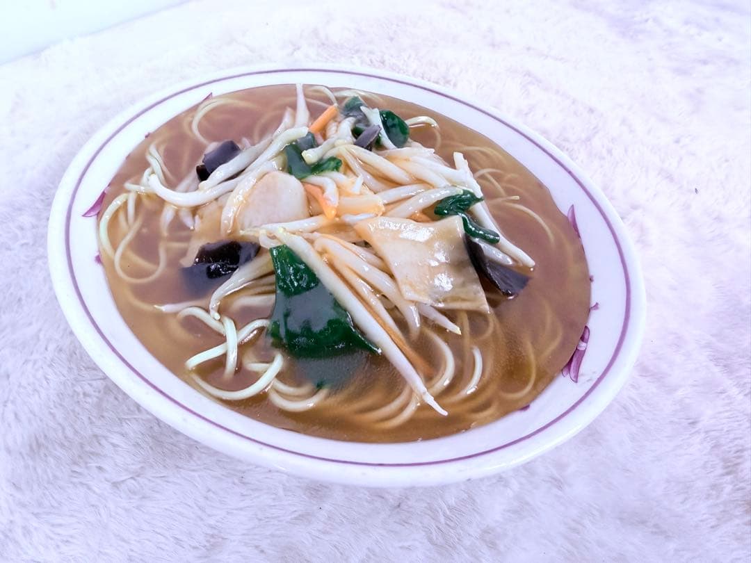 昭和レトロ 食品サンプル サンマーメン 日本製 職人手作り 模型